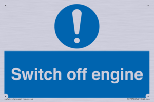 Switch off engine